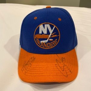 AUTOGRAPHED New York Islanders Hat